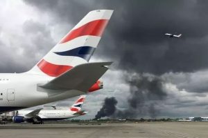 Shpërthim i fuqishëm pranë një aeroporti në Londër.