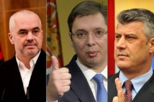 “Thaçi, Vuçiç dhe Rama kanë diskutuar për shkëmbim territori”