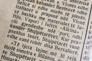 Benito Musolini shkruante “…Në Vlorë, në mesin e korrikut të 1920-ës Italia u mund, dhe u mund sa s’ka më keq…