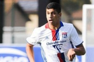 Hamza RAFIA of Lyon during the Youth League match between Lyon and Juventus at Plaine des Jeux de Gerland on October 18, 2016 in Lyon, France. (Photo by Jean Paul Thomas/Icon Sport) (Photo by Jean Paul Thomas/Icon Sport via Getty Images)