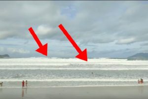 Pamje dramatike! Turistët shpërthejnë në ulërima, dallga i merr me vete