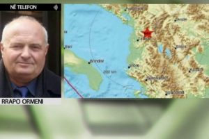 Sizmiologu Ormeni për “News24”: Janë shënuar 297 goditje tërmeti prej pasdites së djeshme, lëkundjet do