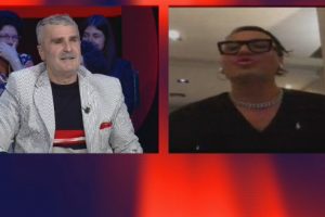 Plas ‘dashuria’ në studio, Elton Ilirjani: Je mashkulli i ëndrrave të mia… të puth. Gjuzi: E pranoj, mendjen e ke në prapakolp