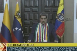 Maduro thërret Simon Bolivarin dhe sfidon SHBA-në mbi naftën