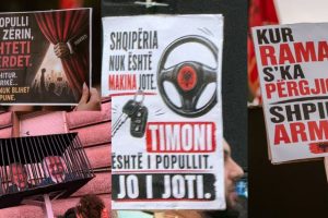 “Timoni është i popullit, jo i yti”/ 4 ditë revoltë për dorëheqjen e Ramës, pankartat që “ndezën” dje protestën: Na ke ndarë nga prindërit, por nga Atdheu nuk na ndan dot