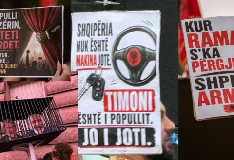 “Timoni është i popullit, jo i yti”/ 4 ditë revoltë për dorëheqjen e Ramës, pankartat që “ndezën” dje protestën: Na ke ndarë nga prindërit, por nga Atdheu nuk na ndan dot