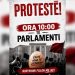 Dita e 31-të e revoltës, qytetarët protestë para Parlamentit në orën 10:00: Ndryshimi fillon me ne!