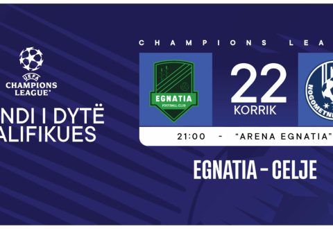 UEFA Champions League/ Egnatia pret nesër Celjen në Rrogozhinë