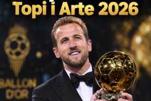 Harry Kane fiton Topin e Artë 2026, triumfon përballë Mbappe dhe Yamal